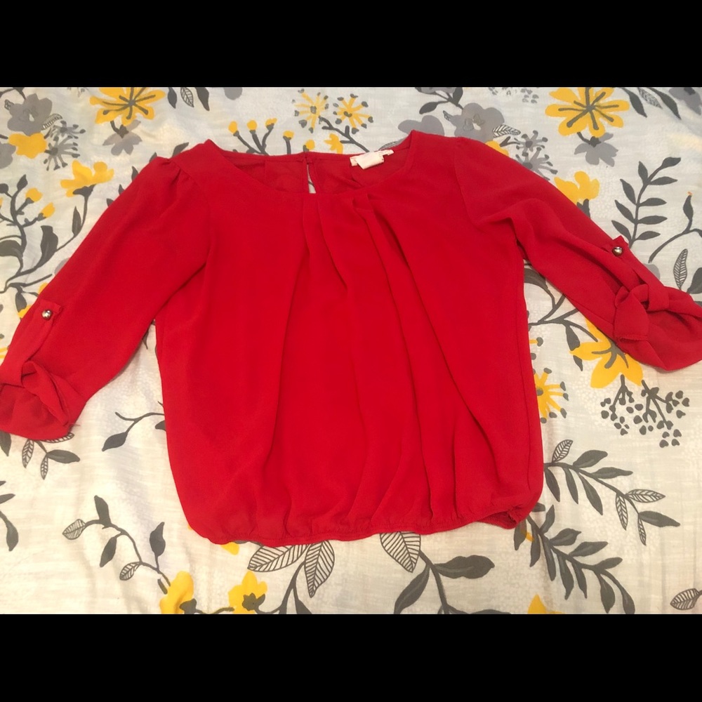 A’Gaci Red Blouse